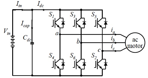 Figure 1: Simplified Inverter Circuit Diagram [1]
